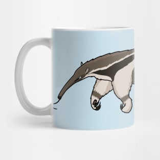 Anteater happy cartoon illustration Mug